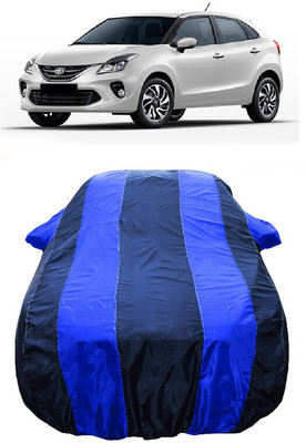 Wegather Car Cover For Toyota Glanza V CVT Petrol (With Mirror Pockets)(Blue)