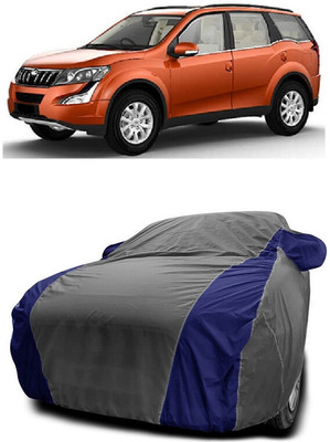 Autoprime Car Cover For Mahindra XUV500 W6 1.99 mHawk (With Mirror Pockets)(Grey, Blue)