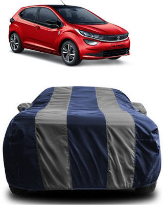 SUGASHRI Car Cover For Tata Altroz (With Mirror Pockets)(Grey, Blue)