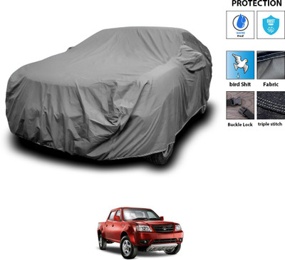 GOSHIV-car and bike accessories Car Cover For Tata Xenon (With Mirror Pockets)(Grey)