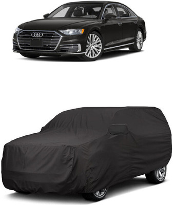 ANTOFY Car Cover For Audi A8 L 60 TFSI Quattro (With Mirror Pockets)(Grey)