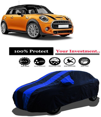 Amexride Car Cover For Mini Cooper 3 DOOR Cooper S (With Mirror Pockets)(Multicolor)