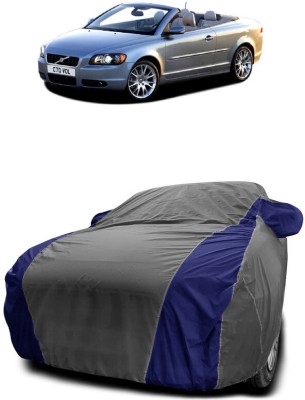 DIGGU Car Cover For Volvo C70 2.4 SE (With Mirror Pockets)(Grey, Blue)