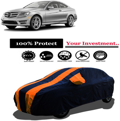 Amexride Car Cover For Mercedes Benz C-Class Grand (With Mirror Pockets)(Orange)
