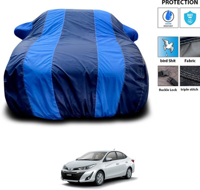 PAGORA Car Cover For Toyota Yaris (With Mirror Pockets)(Blue)