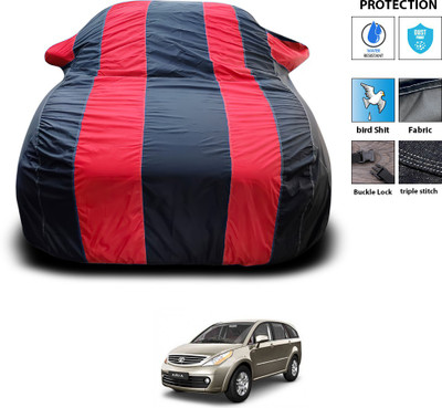 GOSHIV-car and bike accessories Car Cover For Tata Aria (With Mirror Pockets)(Red)