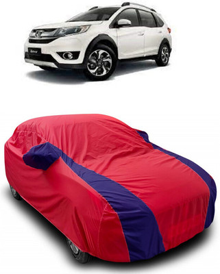 ANTOFY Car Cover For Honda BRV i-VTEC V MT Petrol (With Mirror Pockets)(Red, Blue)
