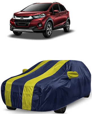 ANTOFY Car Cover For Honda WRV Edge Edition i-DTEC S Diesel (With Mirror Pockets)(Yellow, Blue)