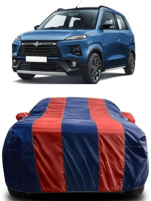 SUGASHRI Car Cover For Maruti Suzuki XL5 (With Mirror Pockets)(Red, Blue)