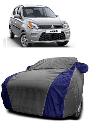 Autoprime Car Cover For Maruti Suzuki Alto 800 VXI Plus Petrol (With Mirror Pockets)(Grey, Blue)
