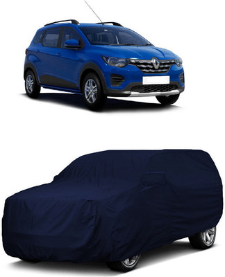 ANTOFY Car Cover For Renault Triber RXT (With Mirror Pockets)(Blue)