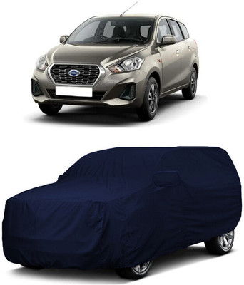 ANTOFY Car Cover For Datsun GO Plus D (With Mirror Pockets)(Blue)