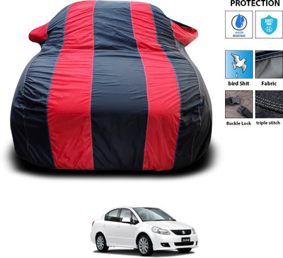 GOSHIV-car and bike accessories Car Cover For Maruti SX4 (With Mirror Pockets)(Red)