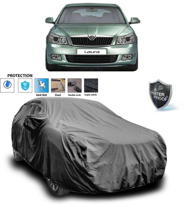 CODOKI Car Cover For Skoda Laura (With Mirror Pockets)(Grey)