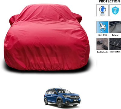 PAGORA Car Cover For Maruti Suzuki XL6 (With Mirror Pockets)(Maroon)