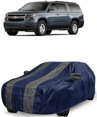 ANTOFY Car Cover For Chevrolet Tahoe 5.3L V8 (With Mirror Pockets)(Grey, Blue)