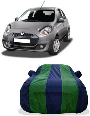 Tricway Car Cover For Renault Pulse Petrol RxL (With Mirror Pockets)(Green)