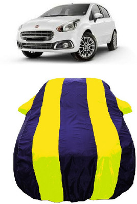 Wegather Car Cover For Fiat Abarth Punto EVO 1.3 Emotion (With Mirror Pockets)(Yellow)