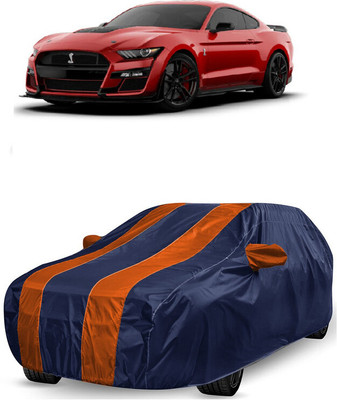 ANTOFY Car Cover For Ford Mustang Shelby GT500 (With Mirror Pockets)(Orange, Blue)