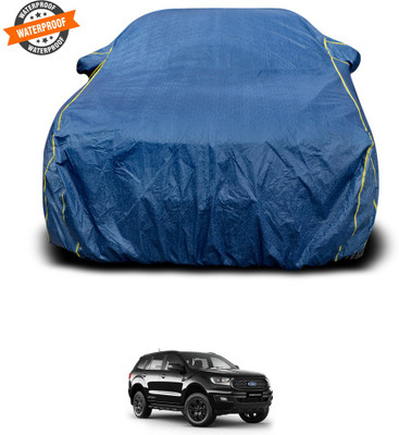 PAGORA Car Cover For Ford Endeavour (With Mirror Pockets)(Blue)