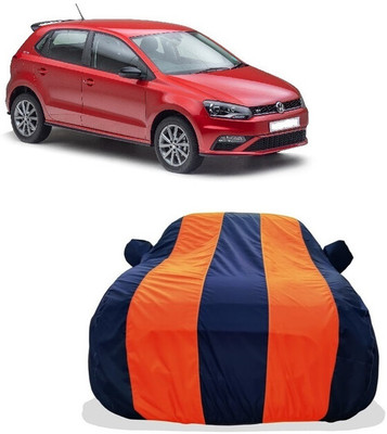 Tricway Car Cover For Volkswagen Polo GT (With Mirror Pockets)(Orange)