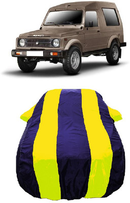 Wegather Car Cover For Maruti Suzuki Gypsy King Hard Top MPI (With Mirror Pockets)(Yellow)