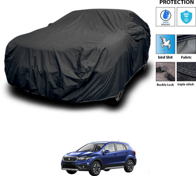 CODOKI Car Cover For Maruti Suzuki S-Cross (With Mirror Pockets)(Black)