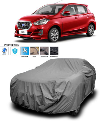 PAGORA Car Cover For Nissan Go (With Mirror Pockets)(Grey)