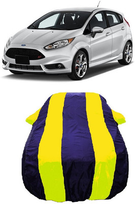 Wegather Car Cover For Ford Fiesta Parx Silver (With Mirror Pockets)(Yellow)