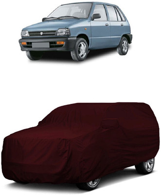 ANTOFY Car Cover For Maruti 800 Std. LPG (With Mirror Pockets)(Maroon)