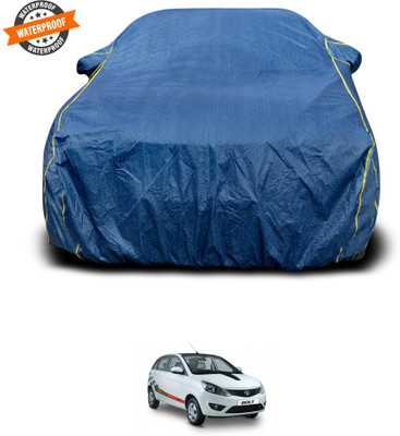 PAGORA Car Cover For Tata Bolt (With Mirror Pockets)(Blue)