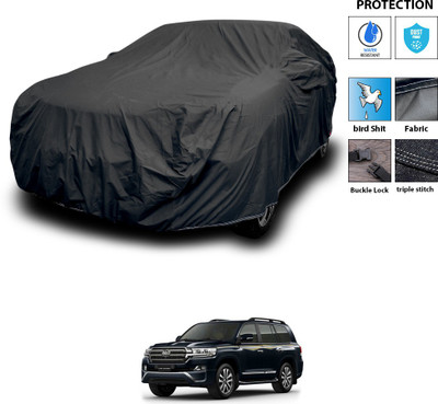 PAGORA Car Cover For Toyota Land Cruiser (With Mirror Pockets)(Black)
