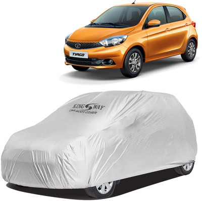 Kingsway Car Cover For Tata Tiago (Without Mirror Pockets)(Silver, For 2020, 2021, 2022, 2023, 2024 Models)