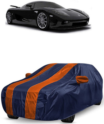 ANTOFY Car Cover For Koenigsegg CCR 4.6L V8 (With Mirror Pockets)(Orange, Blue)