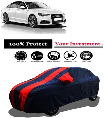 Amexride Car Cover For Audi A6 4B2 2.0 TDI (With Mirror Pockets)(Red)