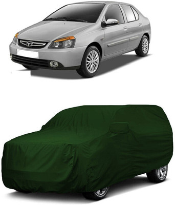 ANTOFY Car Cover For Tata Indigo eCS (With Mirror Pockets)(Green)