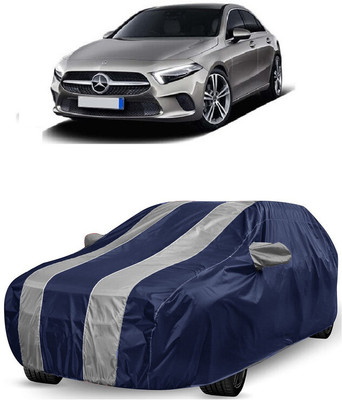 ANTOFY Car Cover For Mercedes Benz A-Class Sedan (With Mirror Pockets)(White, Blue)