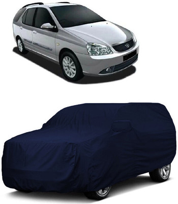 ANTOFY Car Cover For Tata Indica Marina (With Mirror Pockets)(Blue)