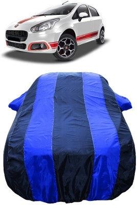 Wegather Car Cover For Fiat Abarth Punto 1.4 T-Jet Petrol (With Mirror Pockets)(Blue)