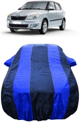 Wegather Car Cover For Skoda Fabia Active Plus 1.2 TDI CR (With Mirror Pockets)(Blue)