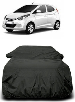 Autoprime Car Cover For Hyundai EON 1.0 Magna Plus Option O (With Mirror Pockets)(Grey)