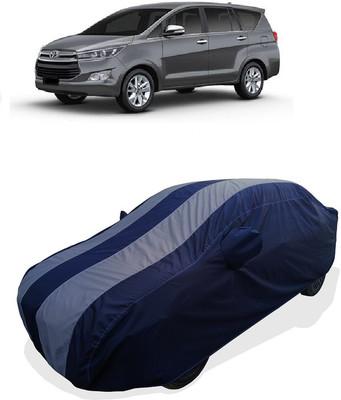 Coxtor Car Cover For Toyota Innova Crysta 2.4 G MT (With Mirror Pockets)(Grey)