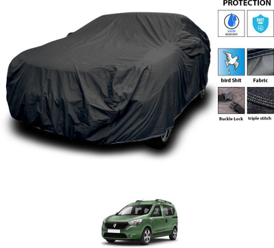PAGORA Car Cover For Renault Dokker (With Mirror Pockets)(Black)