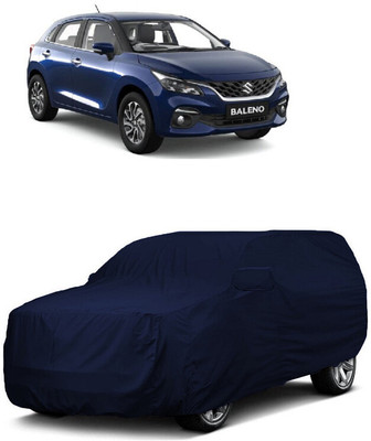 ANTOFY Car Cover For Maruti Suzuki Baleno (With Mirror Pockets)(Blue)