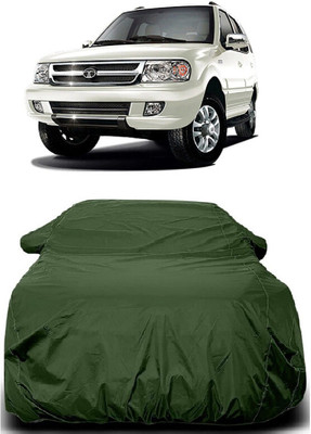 Autoprime Car Cover For Tata Safari VTT LX (With Mirror Pockets)(Green)
