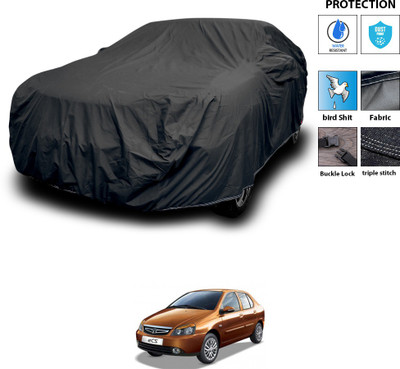 PAGORA Car Cover For Tata Indigo eCS (With Mirror Pockets)(Black)