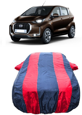 Wegather Car Cover For Datsun redi-GO (With Mirror Pockets)(Red)