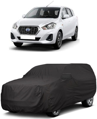 ANTOFY Car Cover For Datsun Go Plus T Option CVT Petrol (With Mirror Pockets)(Grey)