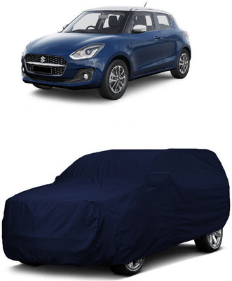 ANTOFY Car Cover For Maruti Suzuki Swift ZDI Plus (With Mirror Pockets)(Blue)