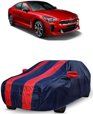 ANTOFY Car Cover For Kia Stinger GT (With Mirror Pockets)(Red, Blue)